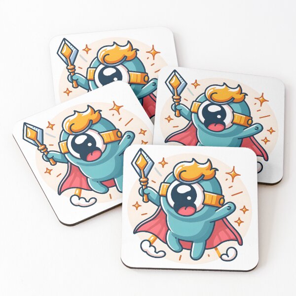 Item preview, Kawaii Jubilant Cyclops With Cape designed and sold by CanvasCutie.