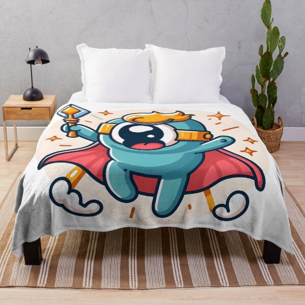 Item preview, Kawaii Jubilant Cyclops With Cape designed and sold by CanvasCutie.