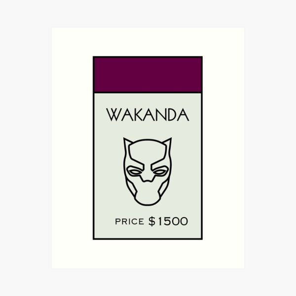 The Kingdom Property Card Art Print