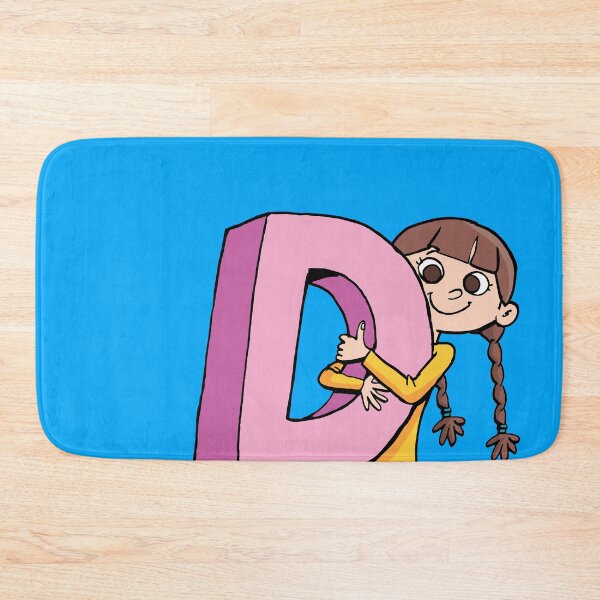 Item preview, girl is holding the capital letter D designed and sold by duxpavlic.