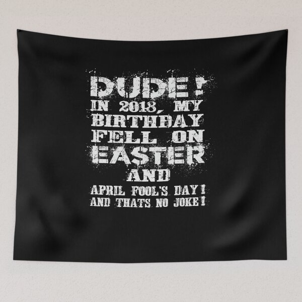 Item preview, 2018 Birthday Born on Easter & April Fool's Day  designed and sold by TeeTimeGuys.