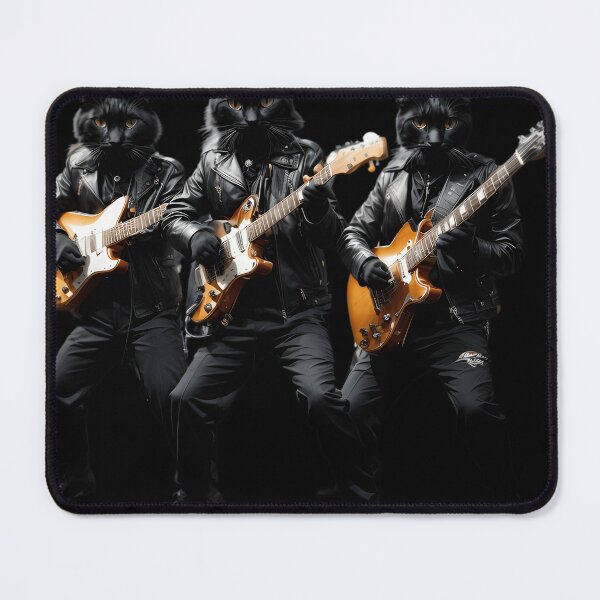 Item preview, Black Cats Rock Band designed and sold by AatuKorhonen.