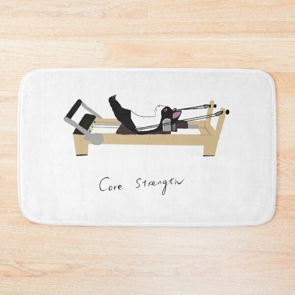 Item preview, Doing Pilates hundred on reformer kitty designed and sold by PilatesKitty.