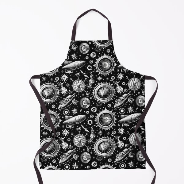 Item preview, Steampunk seamless ornament based on a maritime theme designed and sold by me-Midbar.