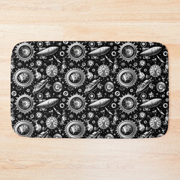 Item preview, Steampunk seamless ornament based on a maritime theme designed and sold by me-Midbar.
