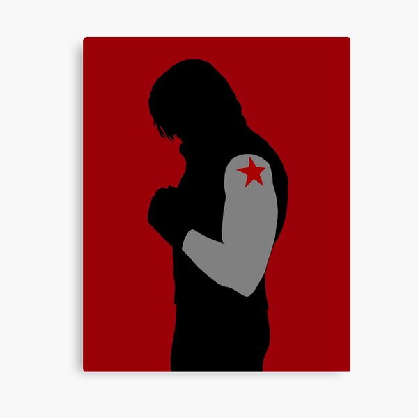 Minimalist Winter Soldier Canvas Print