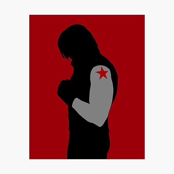 Minimalist Winter Soldier Photographic Print