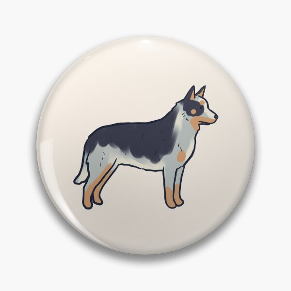 Item preview, Cute australian cattle dog drawing  designed and sold by Mayarart.