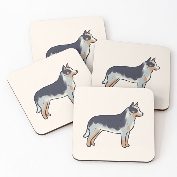 Item preview, Cute australian cattle dog drawing  designed and sold by Mayarart.