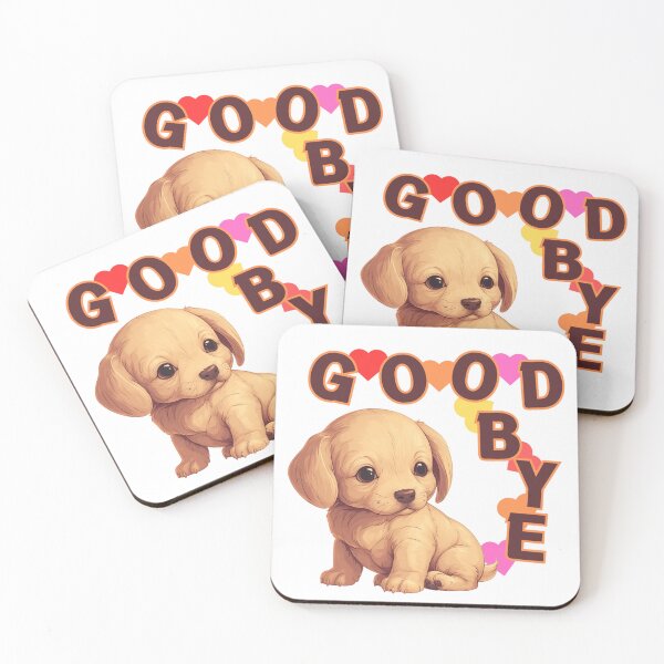 Item preview, puppy saying goodbye 003 designed and sold by emilykang.