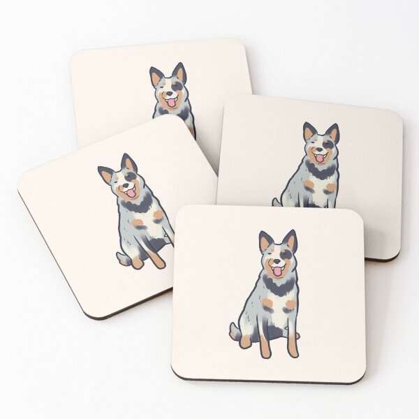 Item preview, Cute australian cattle dog art  designed and sold by Mayarart.