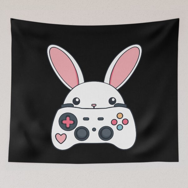 Item preview, Easter Bunny Gamer Iconic Easter Gaming designed and sold by LuminOrb.