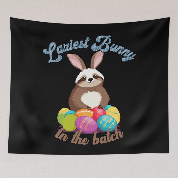 Item preview, Funny saying cute Easter sloth lazy designed and sold by LuminOrb.