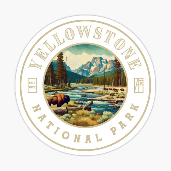 USA - YELLOWSTONE - NATIONAL PARK - Yellowstone Park - 3 Sticker