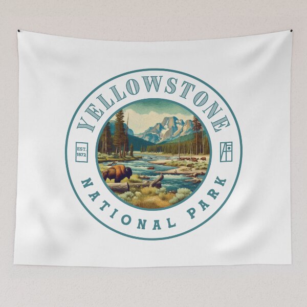 Item preview, USA - Yellowstone Park - NATIONAL PARK - Yellowstone - 3 designed and sold by ArtProjectShop.