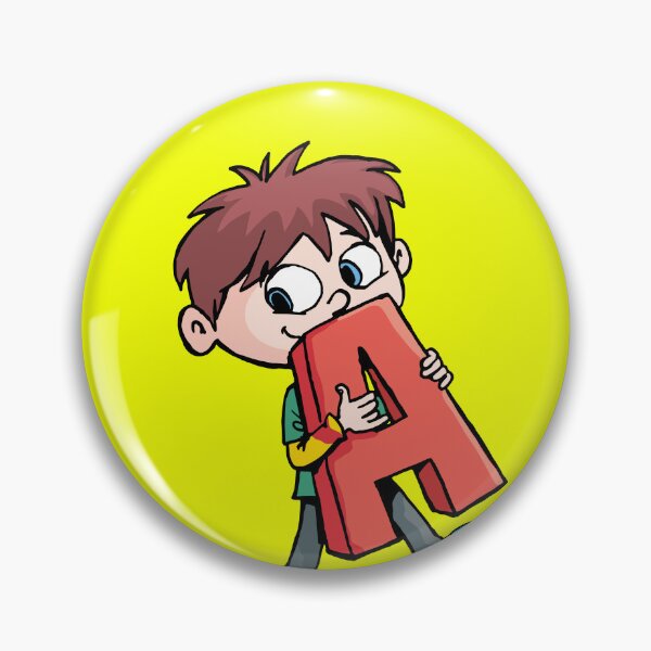 Item preview, boy carries the capital letter A in front of him designed and sold by duxpavlic.