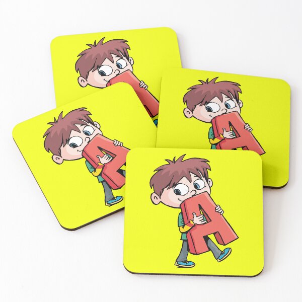 Item preview, boy carries the capital letter A in front of him designed and sold by duxpavlic.