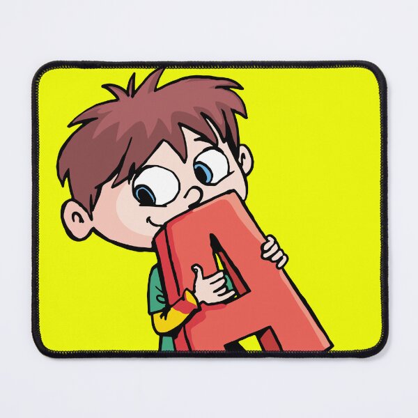 Item preview, boy carries the capital letter A in front of him designed and sold by duxpavlic.