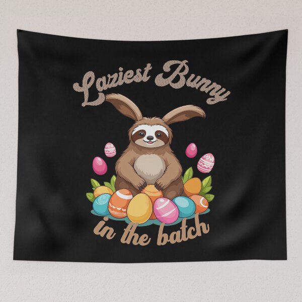 Item preview, Funny saying Easter sloth bunny motif designed and sold by LuminOrb.