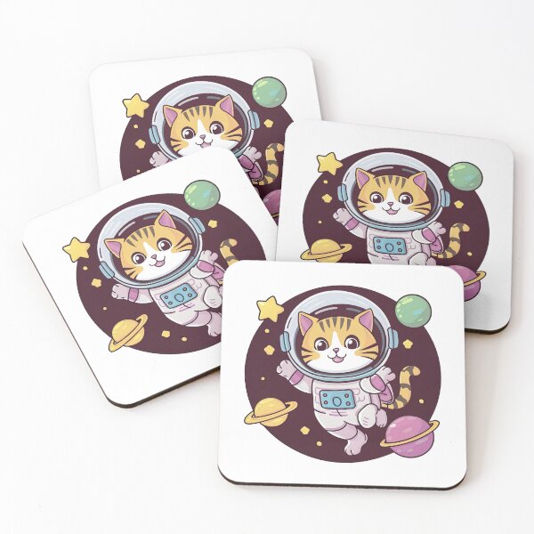 Item preview, cat floating in space designed and sold by AIEverything.