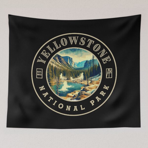 Aperçu de l'œuvre États-Unis - Parc de Yellowstone - PARC NATIONAL - Yellowstone - 4 créée et vendue par ArtProjectShop.