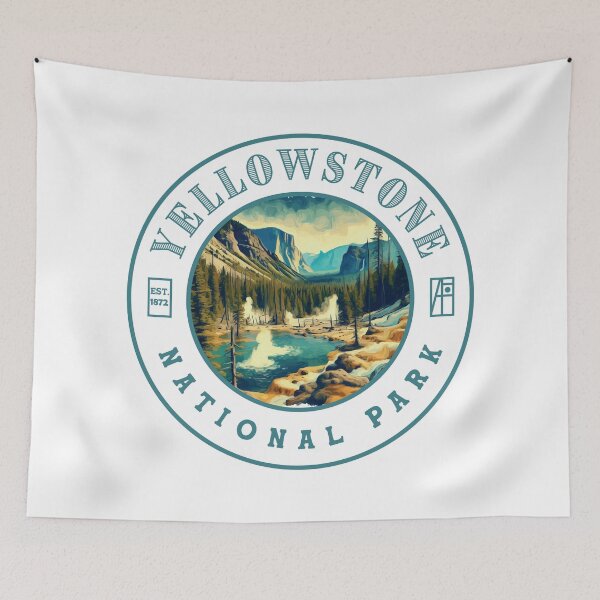 Aperçu de l'œuvre États-Unis - YELLOWSTONE - PARC NATIONAL - Parc de Yellowstone - 4 créée et vendue par ArtProjectShop.