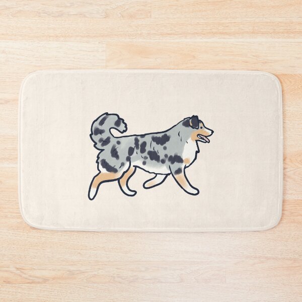 Item preview, australian shepherd dog illustration  designed and sold by Mayarart.