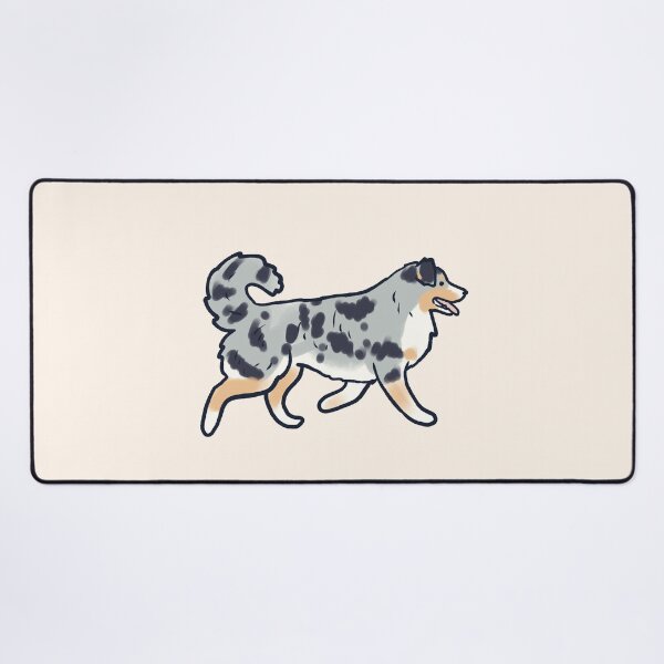 Item preview, australian shepherd dog illustration  designed and sold by Mayarart.