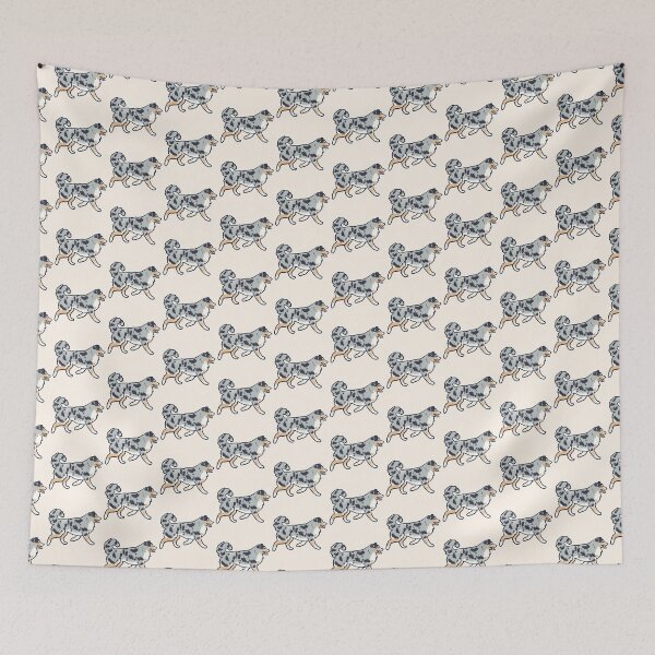 Item preview, australian shepherd dog illustration  designed and sold by Mayarart.