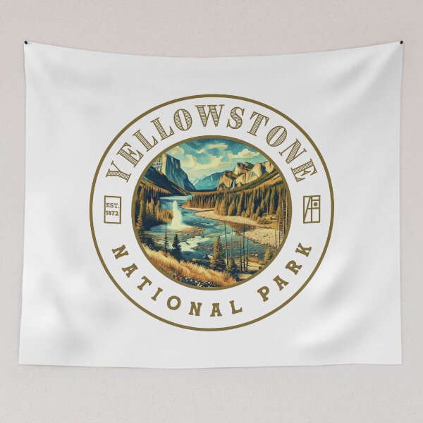 Item preview, USA - YELLOWSTONE - Wildlife Reserve - Yellowstone Park - 5 designed and sold by ArtProjectShop.