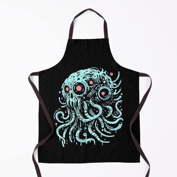 Item preview, Cyber octopus - horror designed and sold by Emegan Print Art.