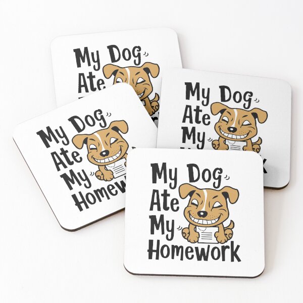 Item preview, My dog ate my homework designed and sold by HandicraftArt.