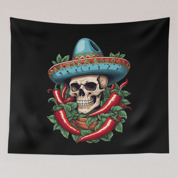 Item preview, Aesthetic Chili Streetwear Hot Skull Look designed and sold by LuminOrb.