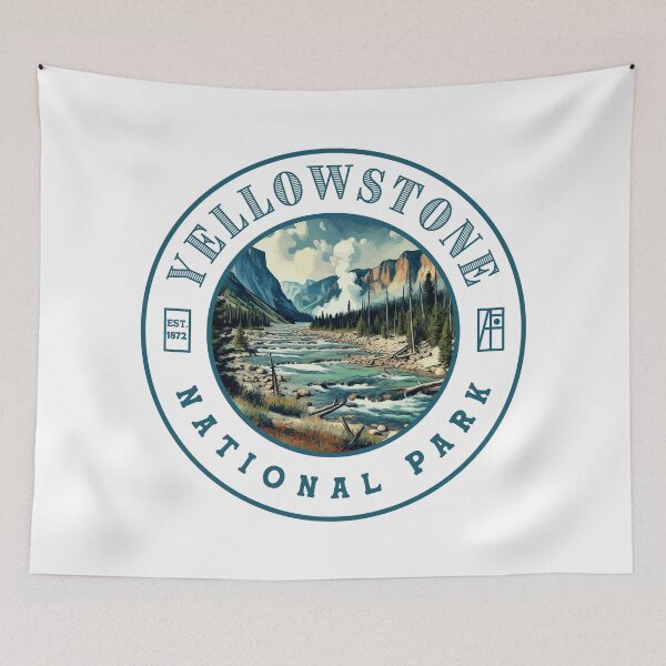 Item preview, USA - YELLOWSTONE - Wildlife Reserve - Yellowstone Park - 6 designed and sold by ArtProjectShop.