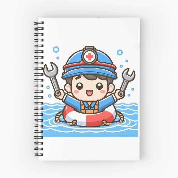 Item preview, Kawaii Mechanic: Wearing A Lifebuoy designed and sold by CanvasCutie.