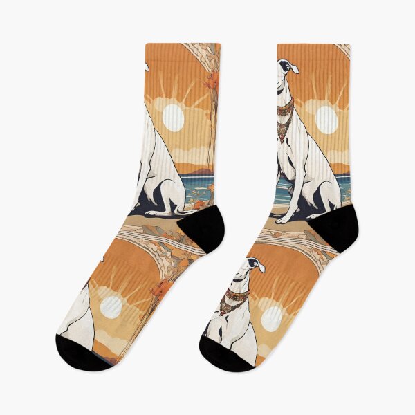 Item preview, Summer vibes - a whippet at the beach designed and sold by VickyJo111.