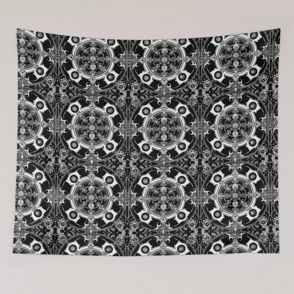 Item preview, Steampunk seamless ornament based on a maritime theme - 4 designed and sold by me-Midbar.