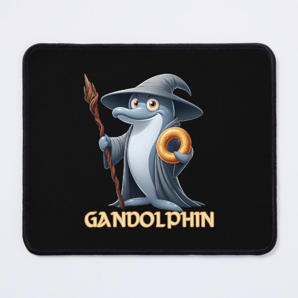 Item preview, Gandolphin Funny Dolphin Wizard Cartoon designed and sold by André Botes.