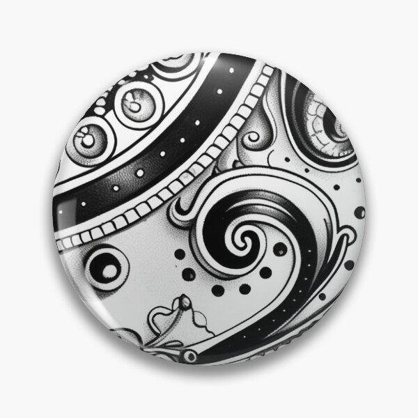 Item preview, Steampunk seamless ornament based on a maritime theme - 5 designed and sold by me-Midbar.