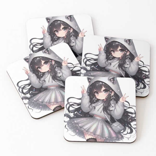 Item preview, Cute Kawaii Girl designed and sold by Palmyr.
