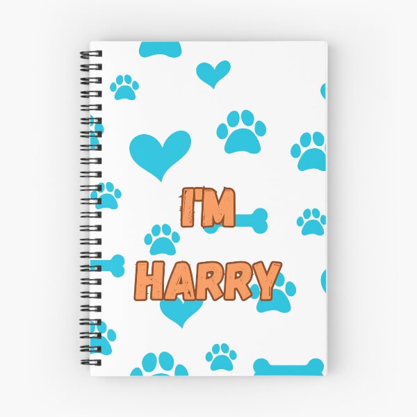 Item preview, Bandana With Animals Name I'm Harry Dog Names designed and sold by AtlinNilta.