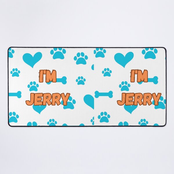 Item preview, Bandana With Animals Name I'm Jerry Dog Names designed and sold by AtlinNilta.