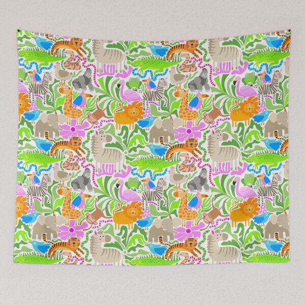 Item preview, Animal Party designed and sold by Fabricatemyart.