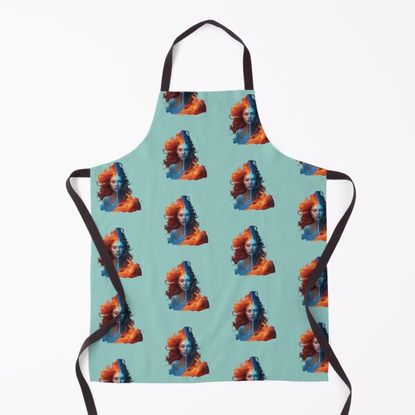Item preview, Aqua-fire goddess  designed and sold by GeniusArt101.