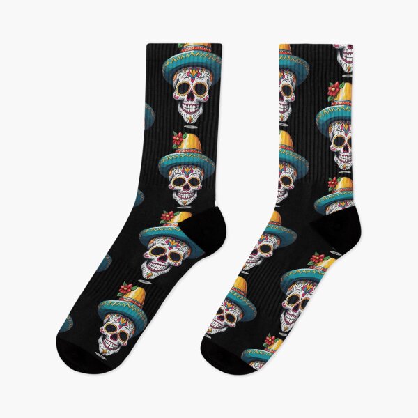 Item preview, Iconic Sugar Skull Mexico Skull Streetwear designed and sold by LuminOrb.
