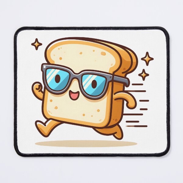 Item preview, Kawaii Toast With Sunglasses designed and sold by CanvasCutie.