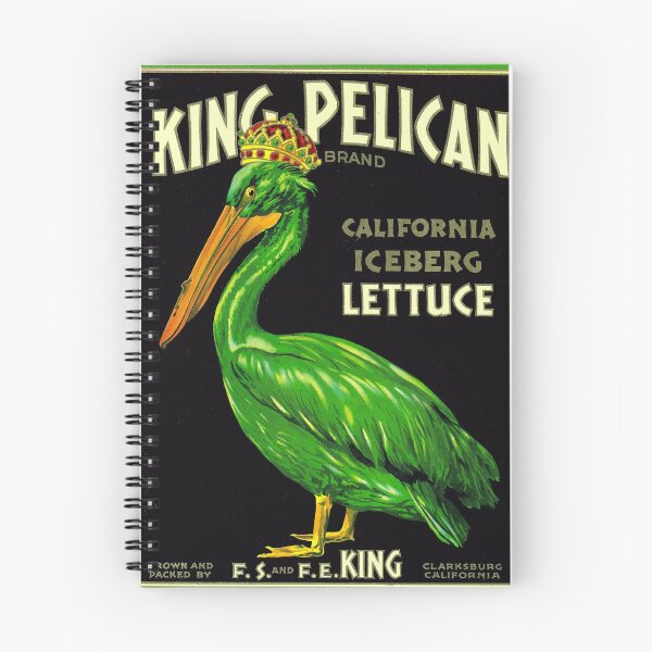 Item preview, King Pelican California Lettuce - Vintage Produce Anuncio de póster designed and sold by romeobravado.