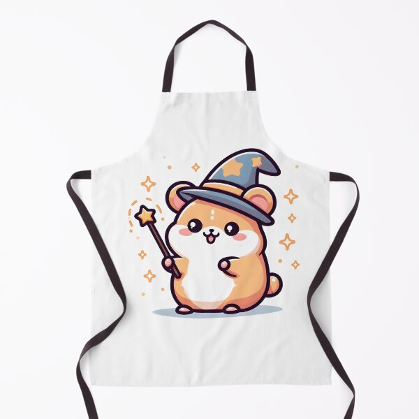 Item preview, Kawaii Hamster With Wizard Hat And Wand designed and sold by CanvasCutie.