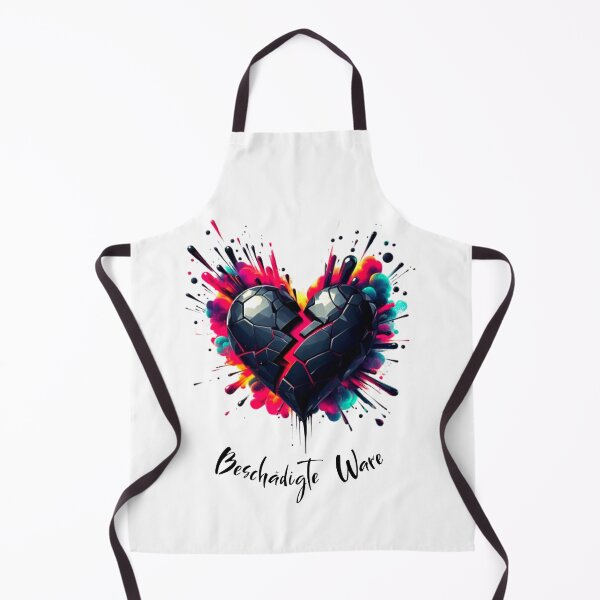 Item preview, Broken heart paint blob design with text "Damaged goods" designed and sold by danny-Dsign.