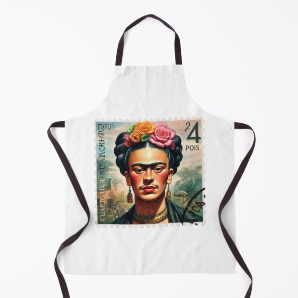 Artikelvorschau, Frida Kahlo mexikanische Malerin Poststempel entworfen und verkauft von AiPoliviosArt.